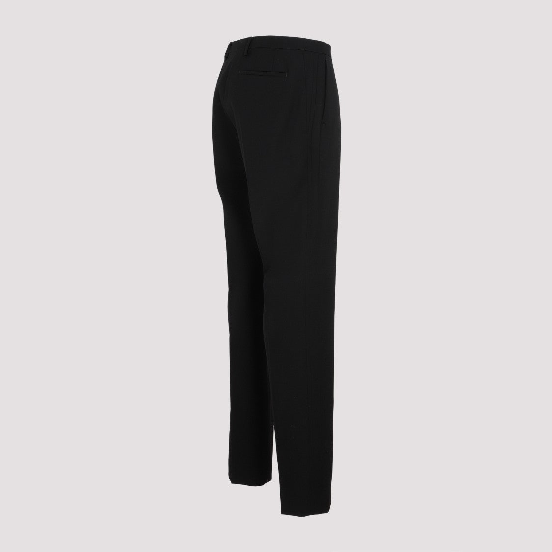 Lanvin Black Wool Old Cigarette Pants