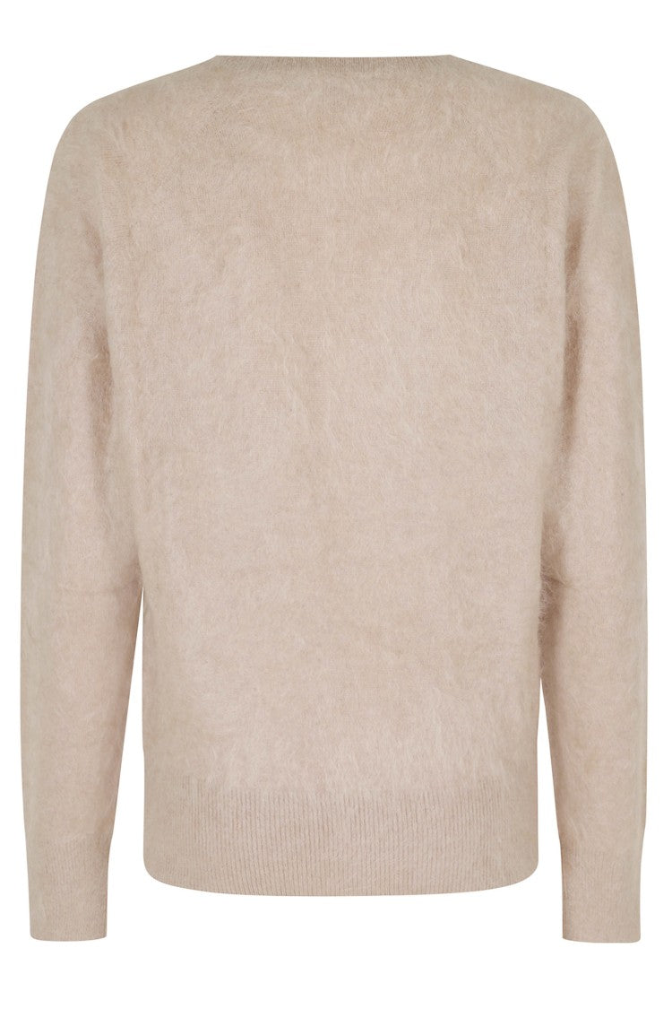 Seventy V-Neck Cashmere Sweater With Ribbed Trim