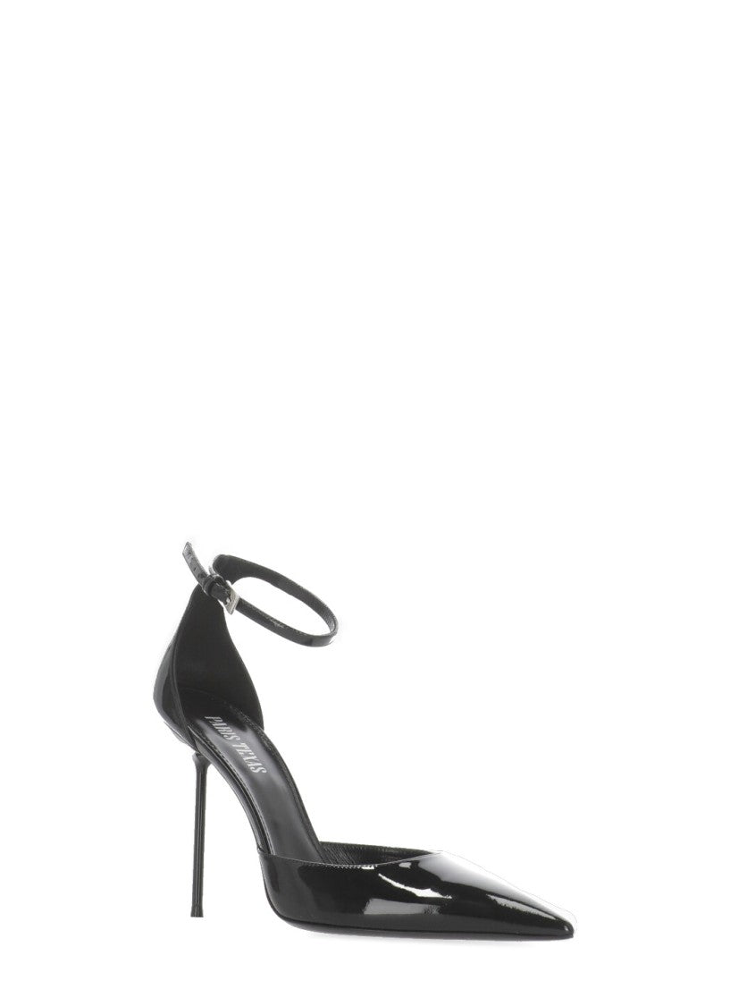 Paris Texas Arrow Toe Heeled Shoes With Delicate Ankle Strap