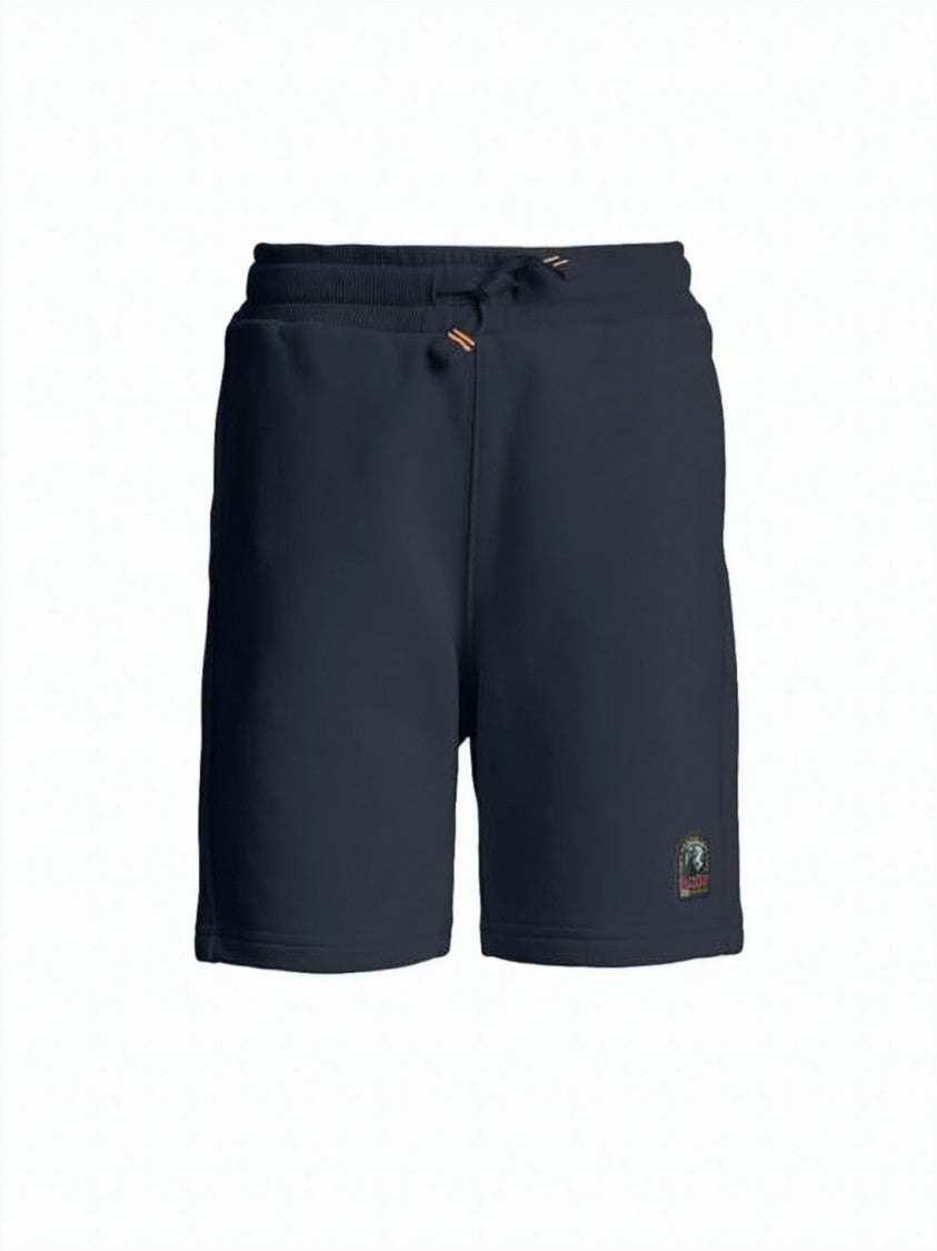 Parajumpers Men's Minimalist Black Shorts With Drawstring Waist