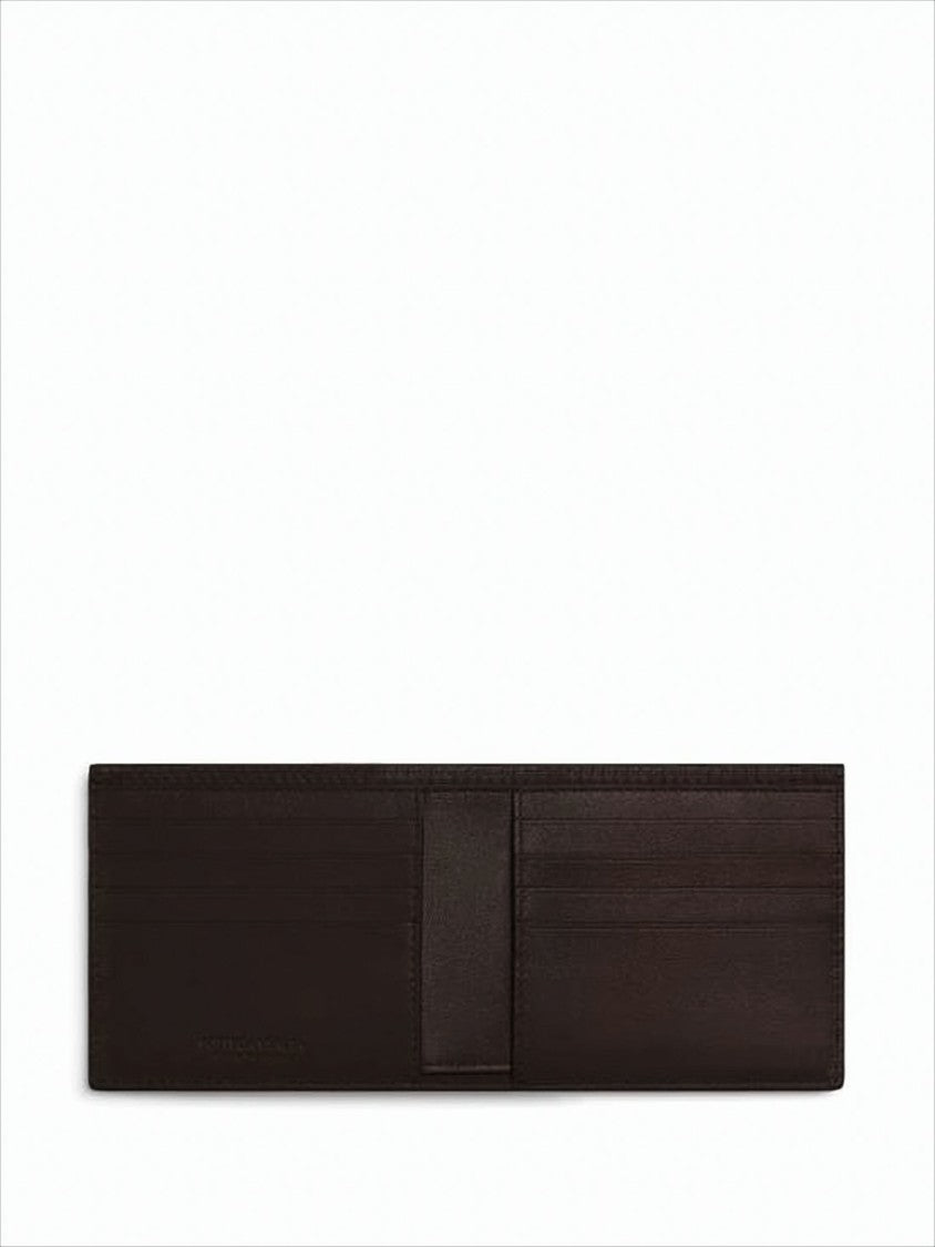 Bottega Veneta Compact Bifold Wallet In Smooth Calf Leather