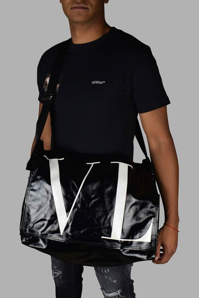 Valentino Garavani Rectangular Black Patent Leather Valentino Garavani Bag