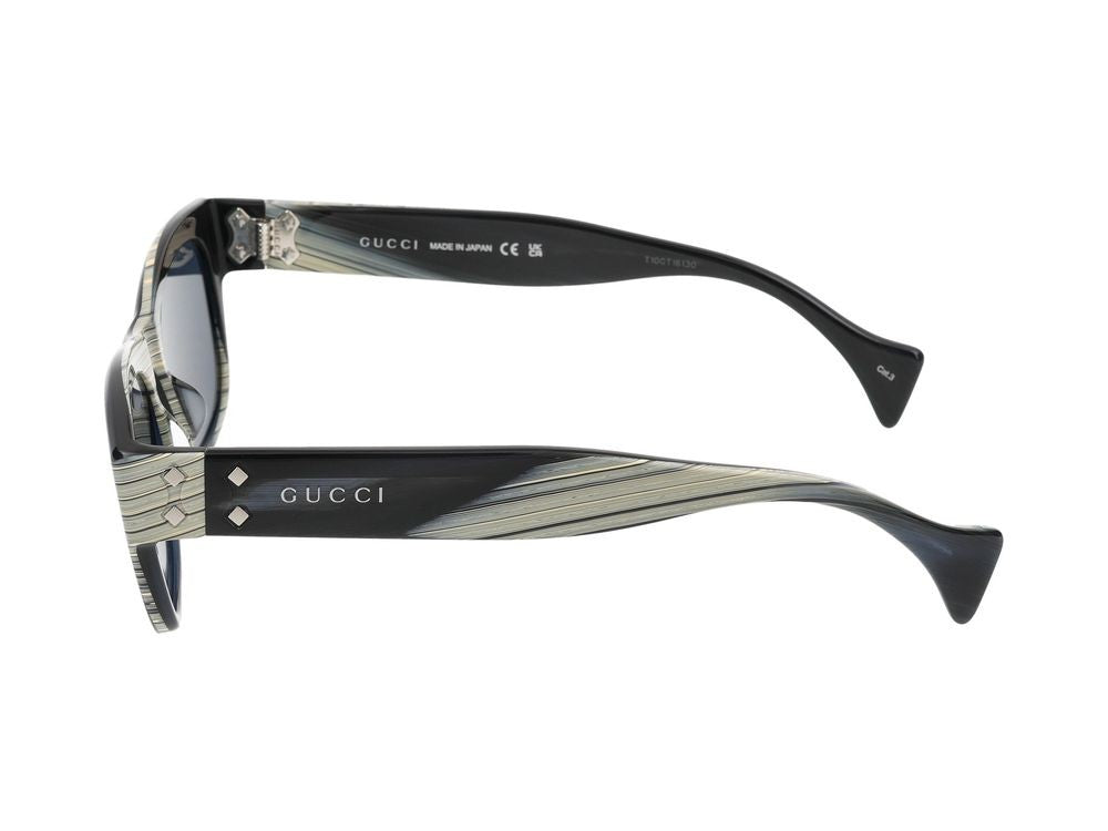 Gucci Sunglasses Gg1706s 004 Black Black Blue 55/18/145
