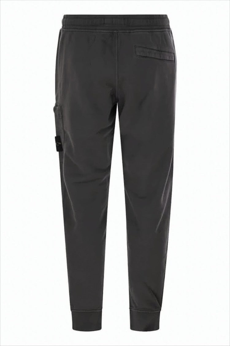 Stone Island Straight Pants With Drawstring Waist