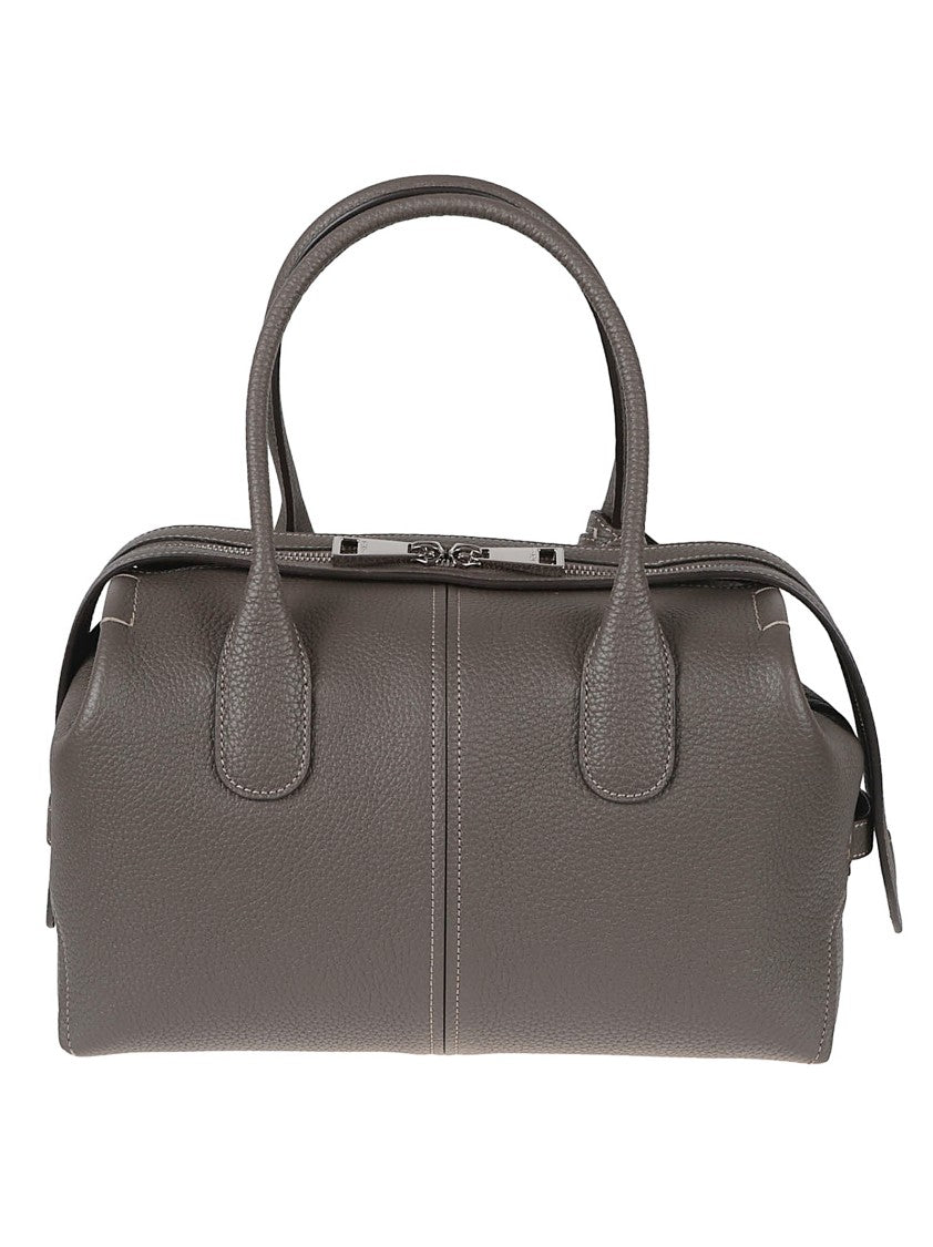Tod's Brown Textured Leather Convertible Tote Bag