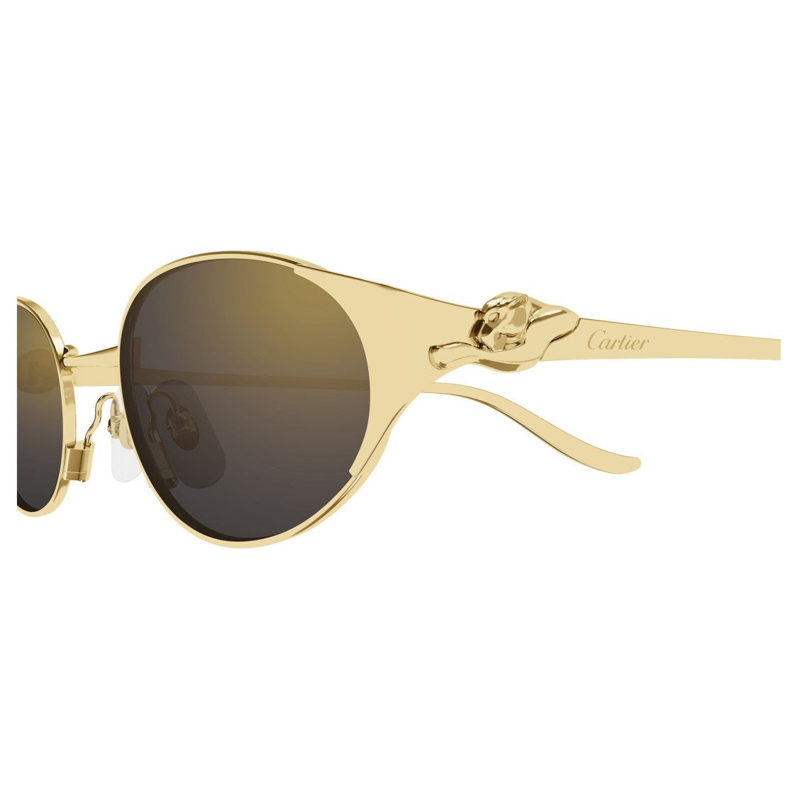 Cartier Ct0630s Oval Metal Frame Sunglasses