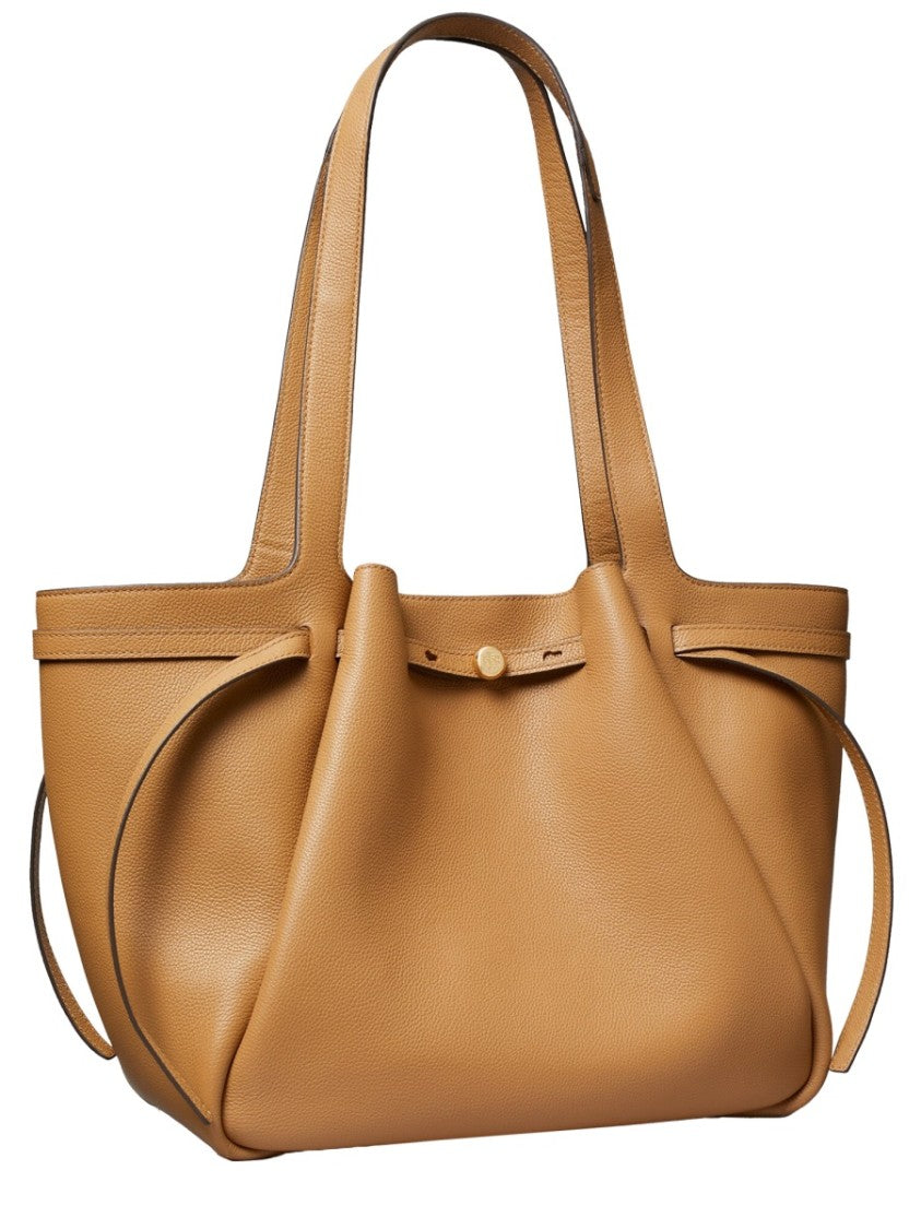 Tory Burch Romy Cow Leather Structured Tote Bag