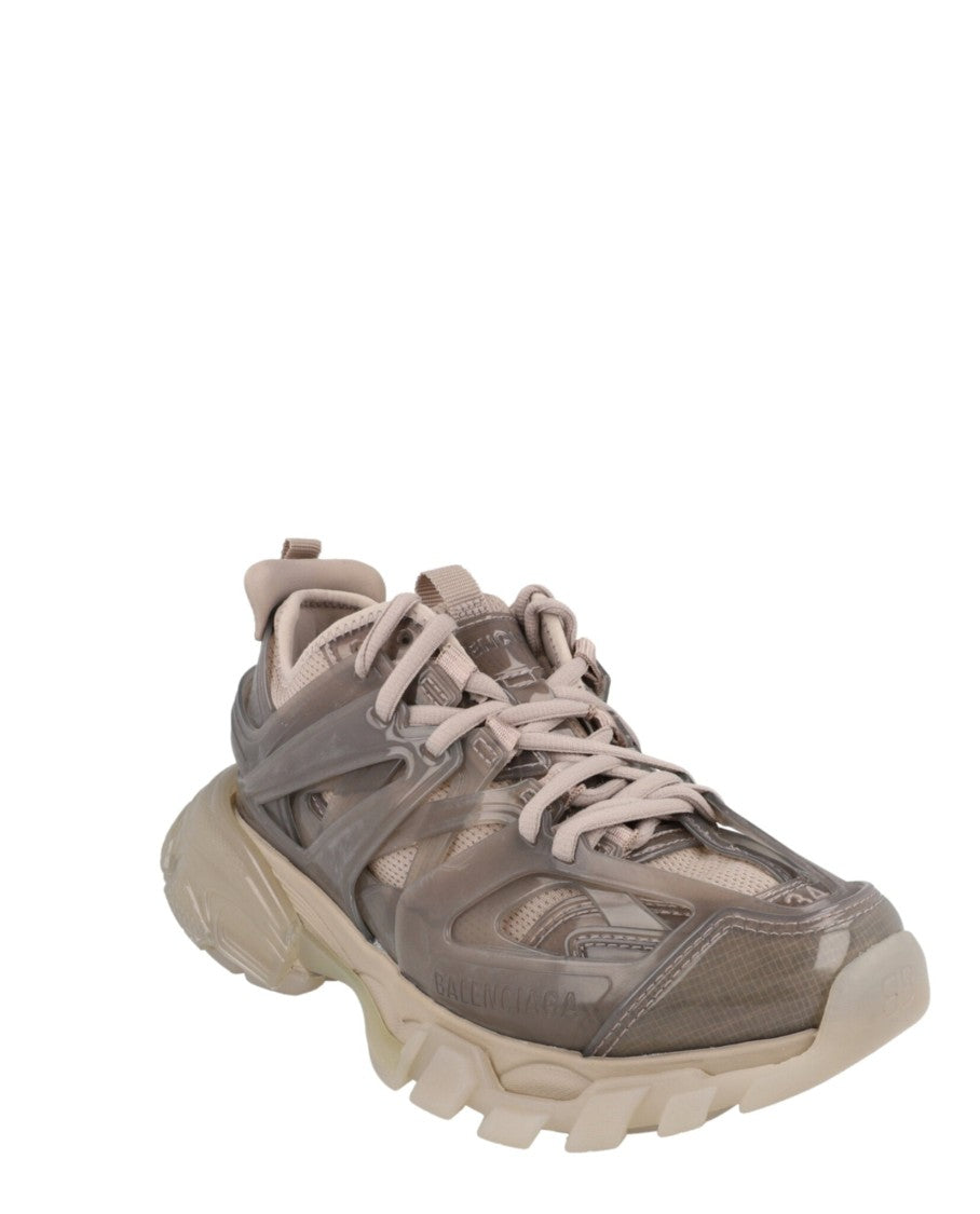 Balenciaga Chunky Low-Top Sneakers With Glossy Translucent Layers