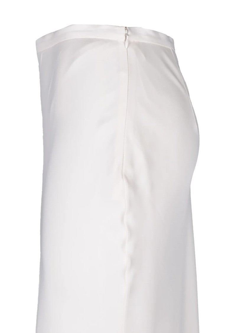 Philosophy Di Lorenzo Serafini White Pearl Tapered Mermaid Maxi Skirt