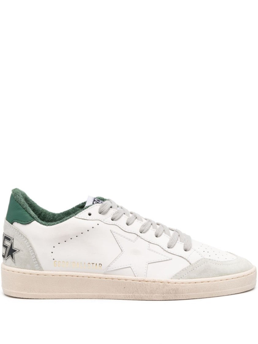 Golden Goose Off-White Calf Leather Sneakers With Signature Star Patch