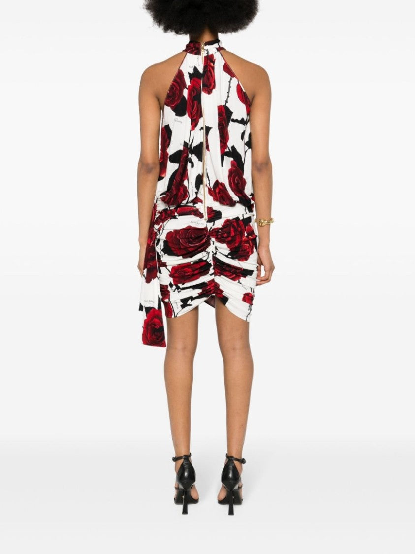 Balmain White Jersey Dress