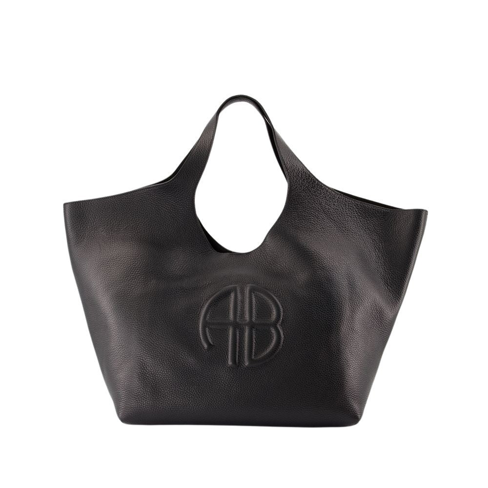 Anine Bing Lili Shopper Bag - Leather - Black