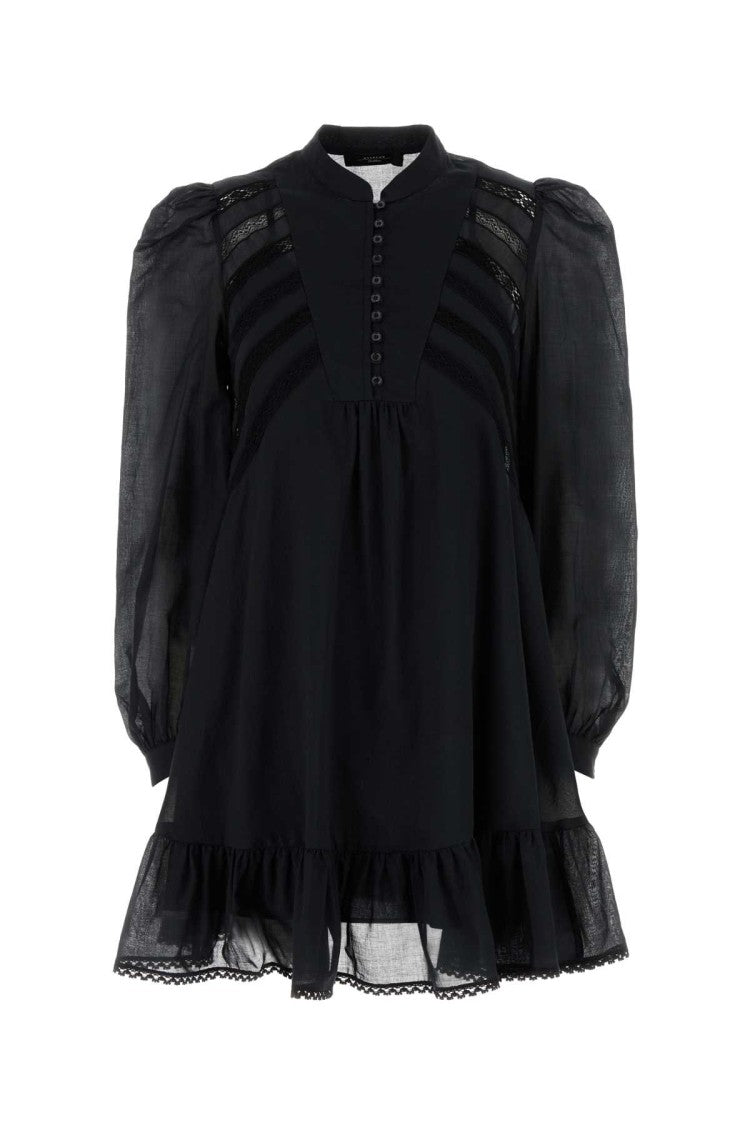 Weekend Black Cotton Asteri1234 Dress