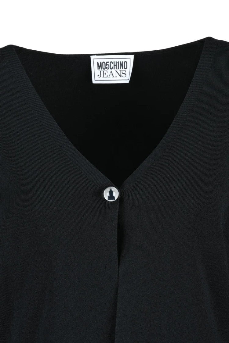 Mo5ch1no Jeans Jeans Short Jersey Cardigan - Black
