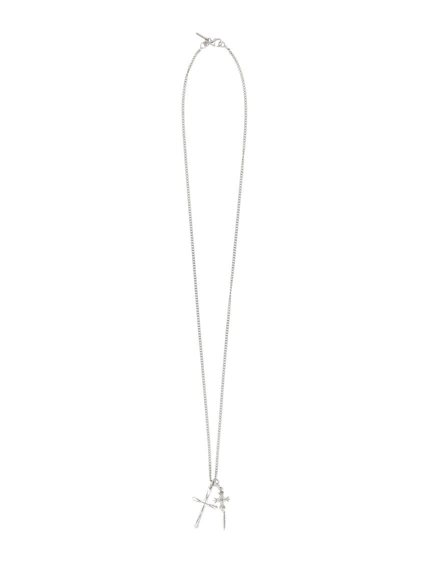 Emanuele Bicocchi Pugnale And Cross Necklace