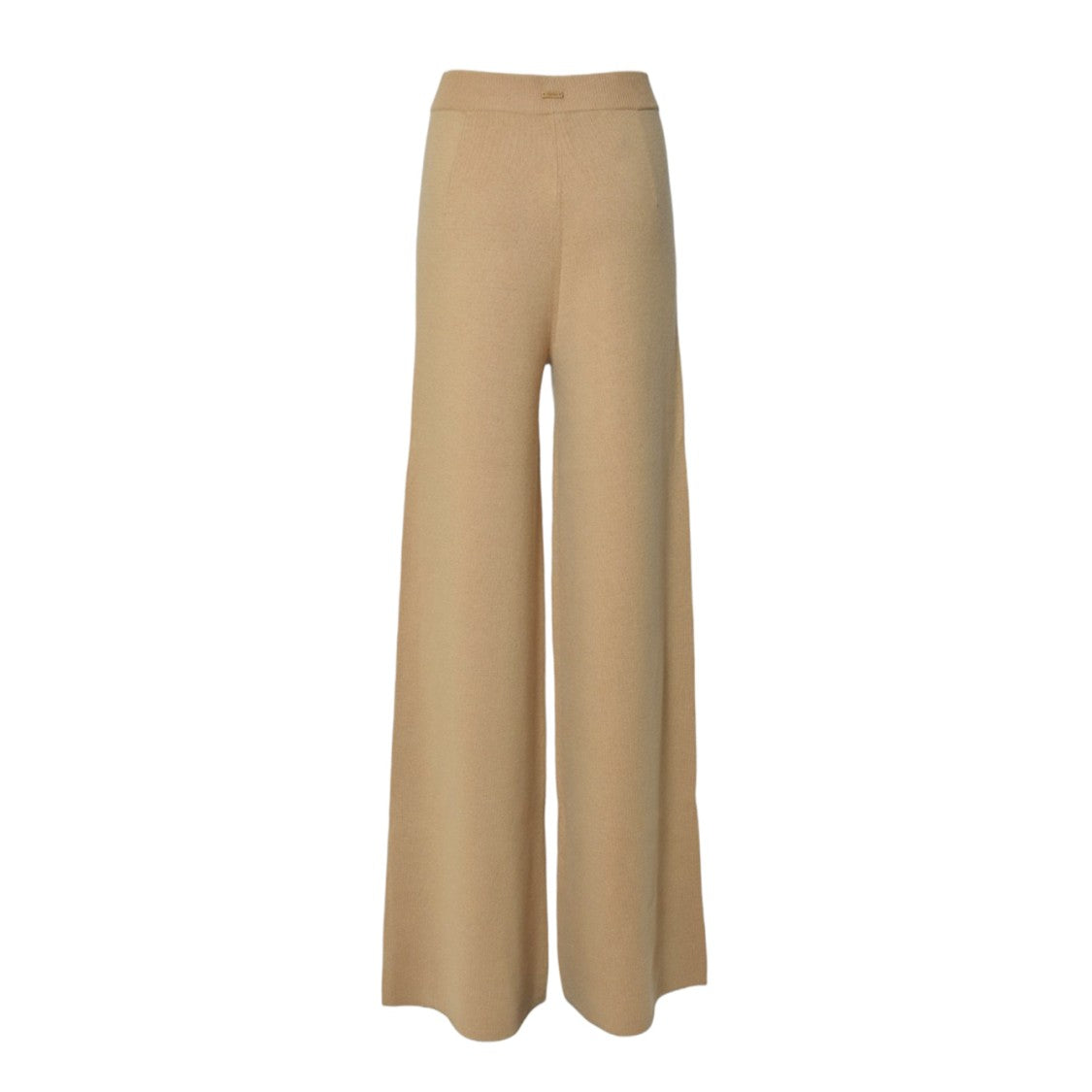 Max Mara Wide-Leg Camel Trousers With High Waist