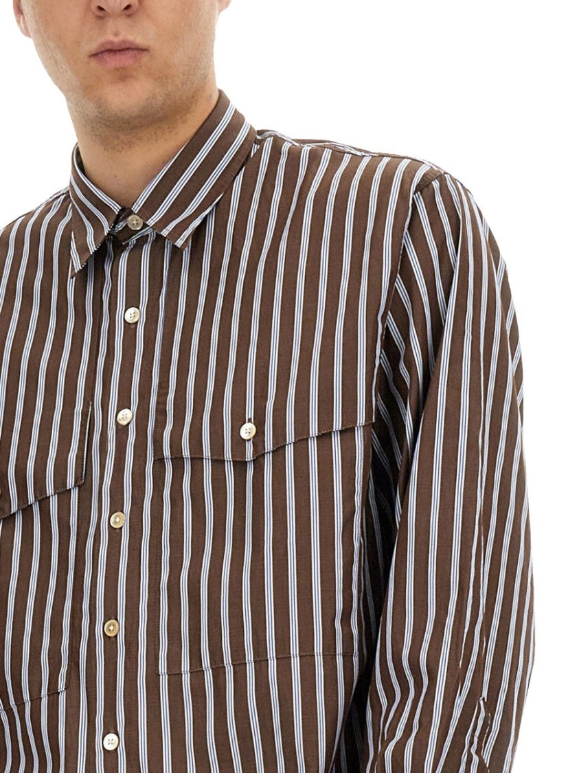 Sunflower Regular Fit Striped Cotton Shirt
