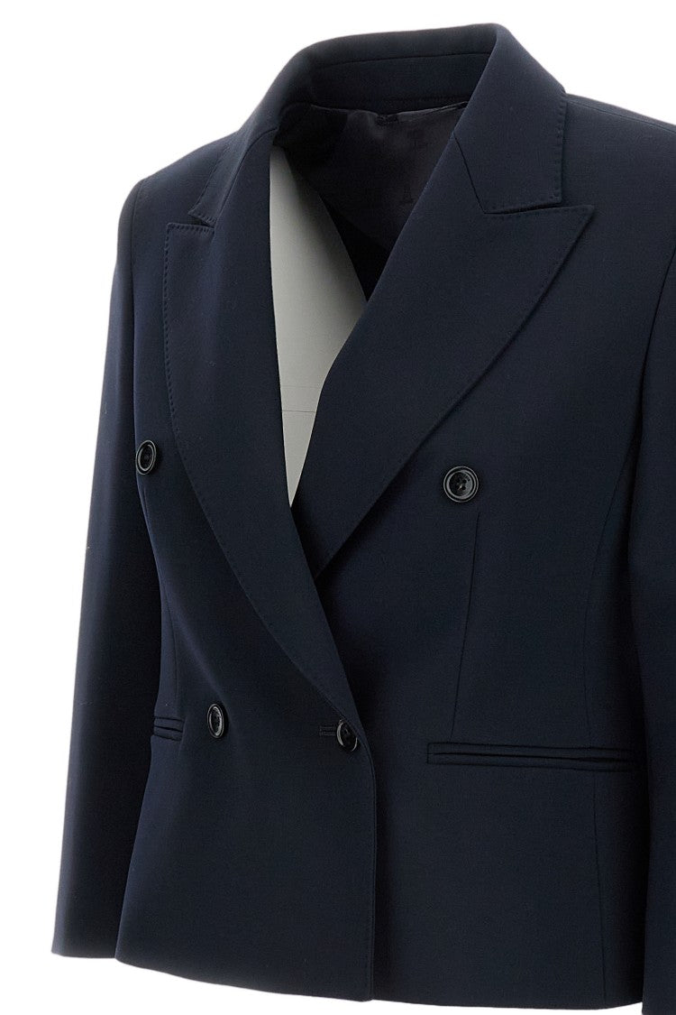 Max Mara Double-Breasted Cropped Jacket