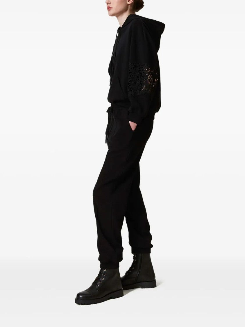 Twin-Set Relaxed Fit Track Pants With Drawstring Waist