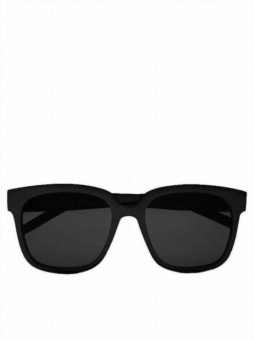 Saint Laurent Rectangular Frame Acetate Sunglasses With Bold Aesthetic
