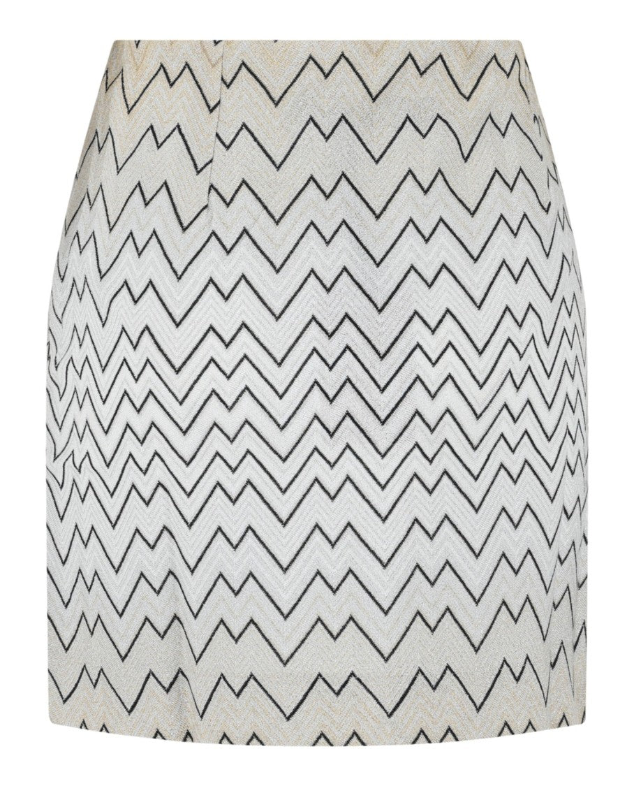 M Missoni Chevron Print Mini Skirt