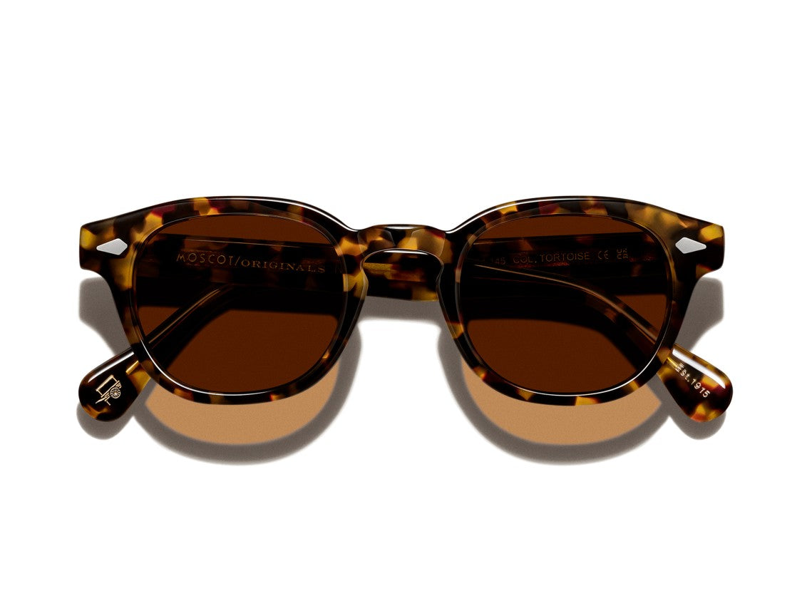 Moscot Tortoiseshell Or-Lem-S Diamond Sunglasses