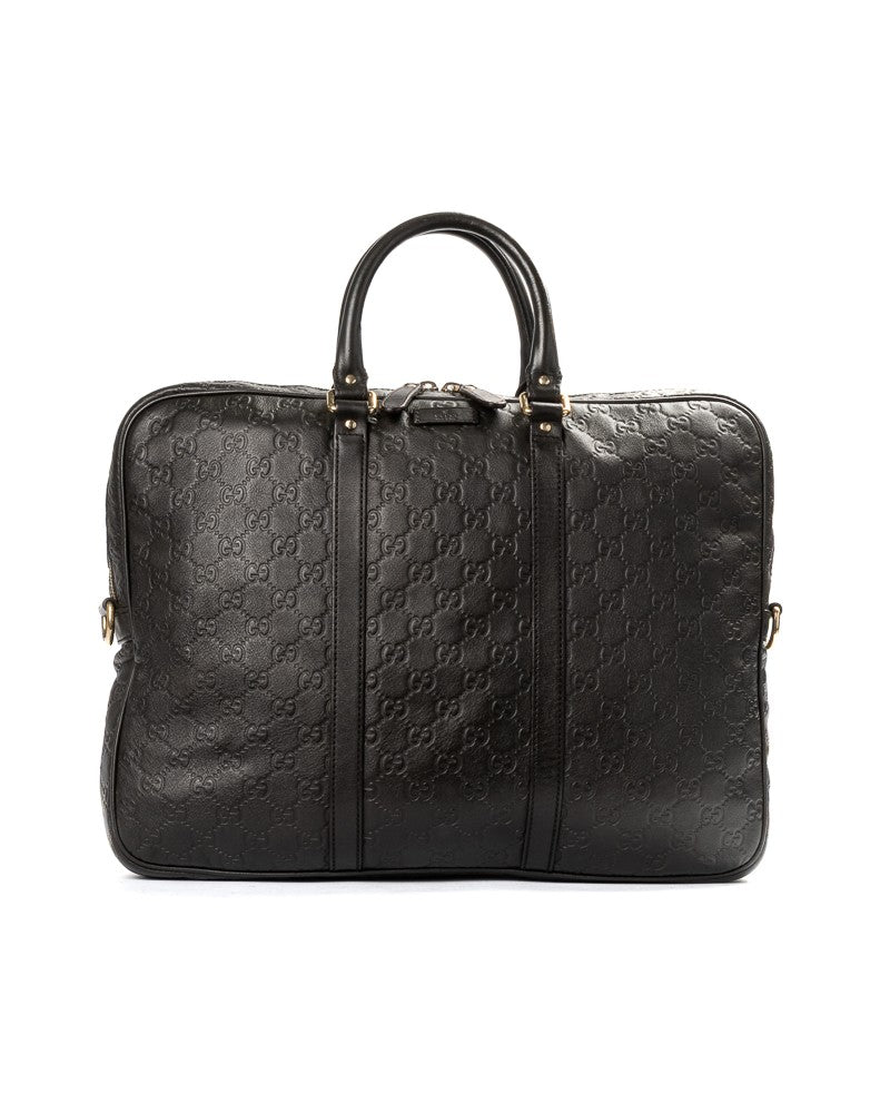 Gucci Medium Document Holder Gg Supreme Brown