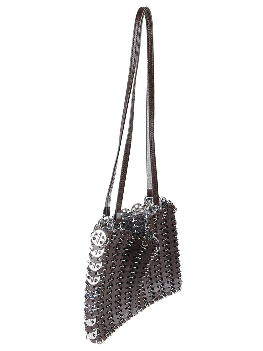Rabanne 1969 Reversible Woven Leather Bag