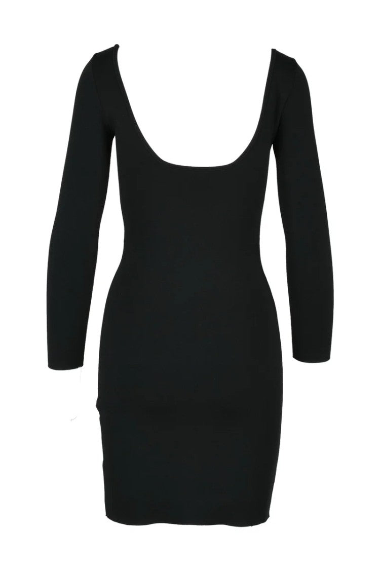 Celine Stretch Sheath Dress - Black