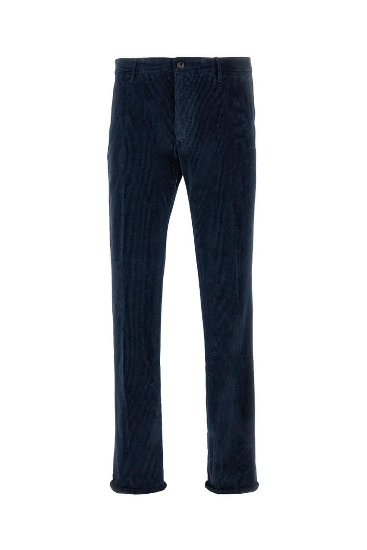 Incotex Tailored Fit Corduroy Trousers With Zip