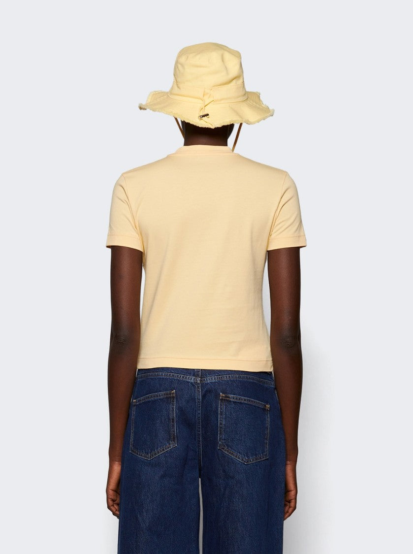 Jacquemus Gros Grain Tee Light Beige