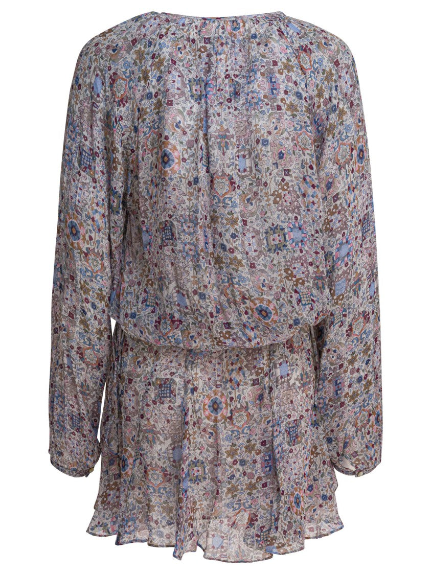 Isabel Marant Étoile Flowing Viscose Dress With Keyhole Neckline
