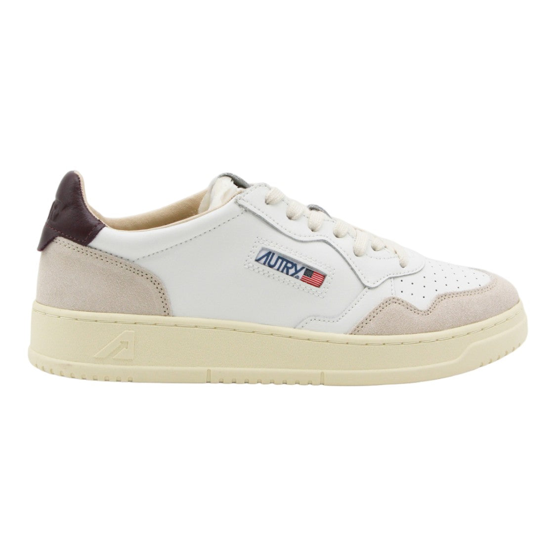 Autry Perforated Mixed Material Sneakers