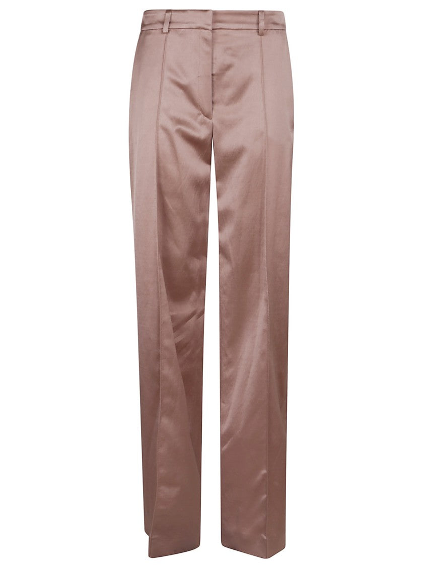 Balmain Tailored Satin Straight Pants