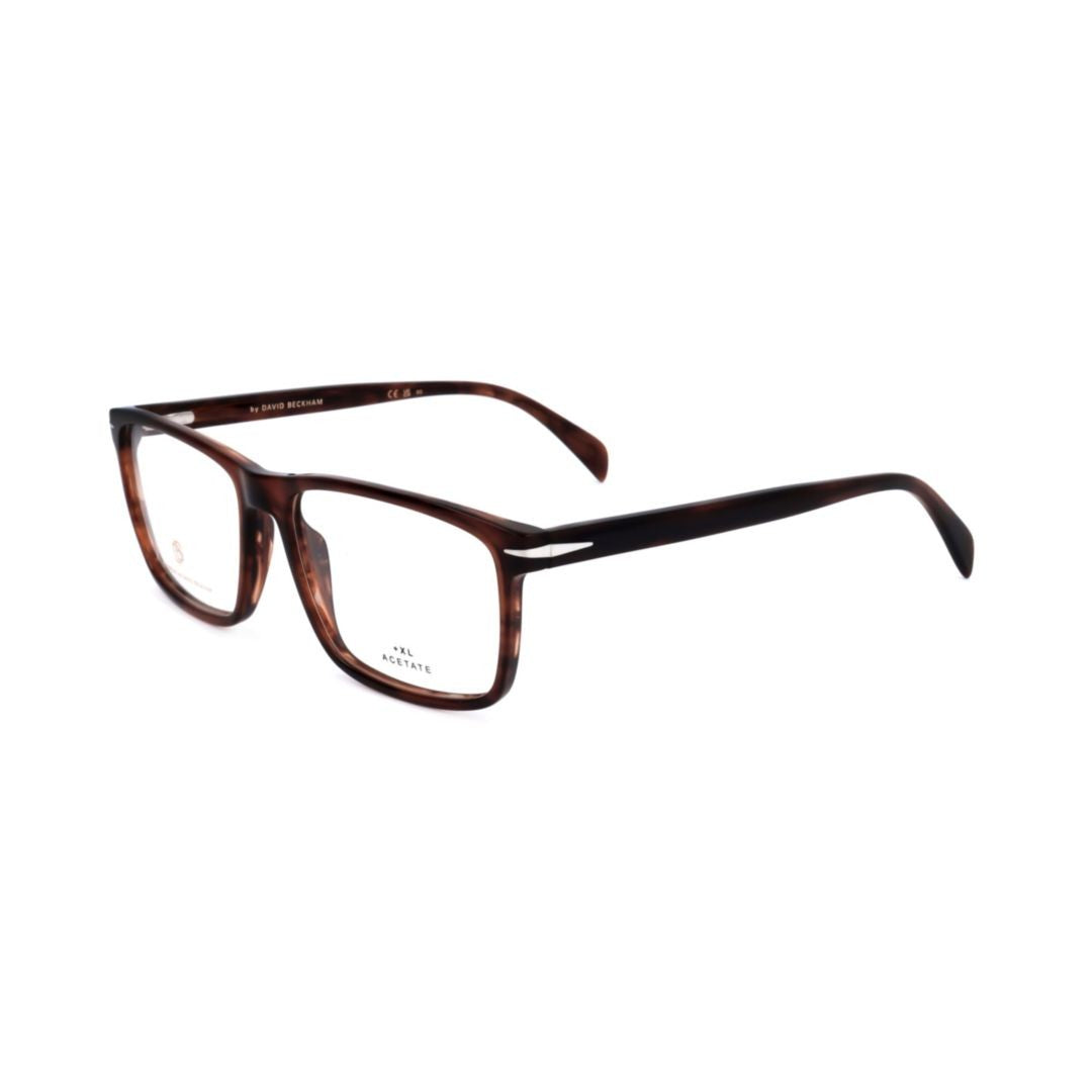 David Beckham Db 1020 Rectangular Tortoiseshell Acetate Eyeglasses