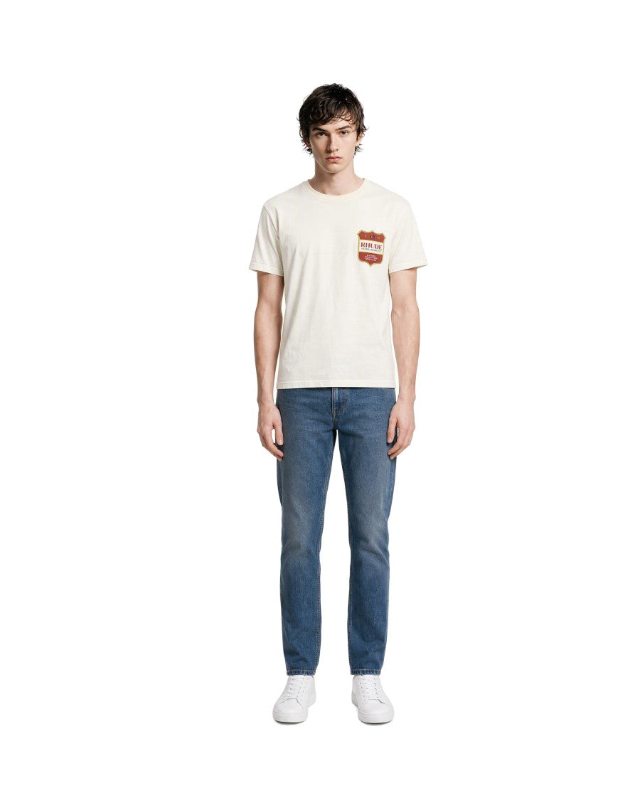 Rhude Oversized Vintage Graphic Cotton T-Shirt