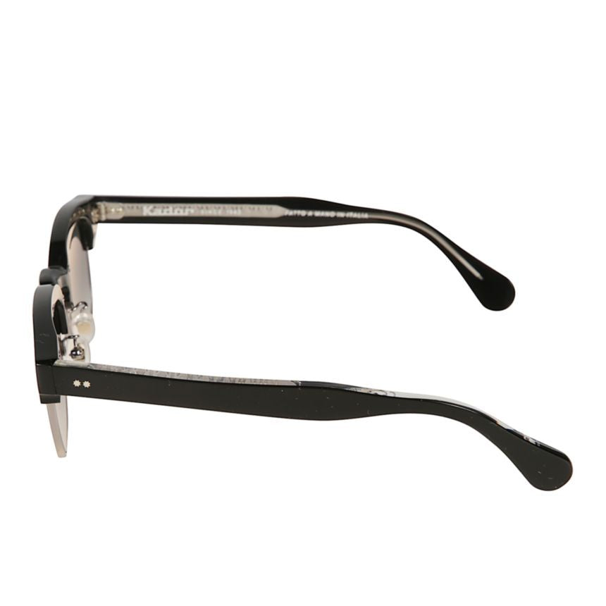 Kador Woody Cm Classic Clubmaster Sunglasses With Gradient Grey Lenses