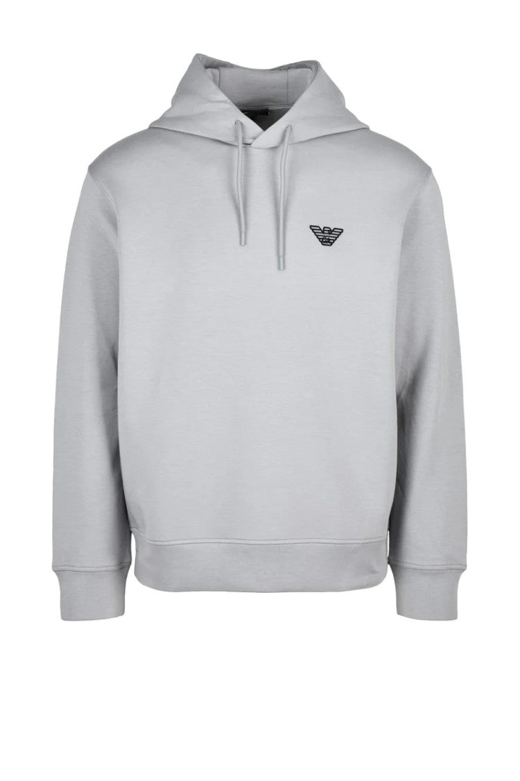 Emporio Armani Grey Sweatshirt Neoprene Cotton Stretch