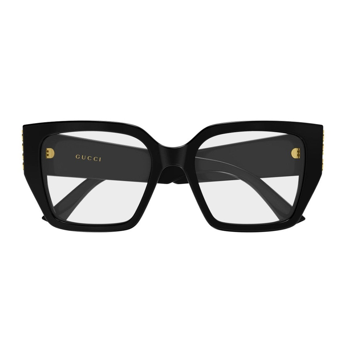 Gucci Black Recycled Acetate Wide-Frame Square Sunglasses