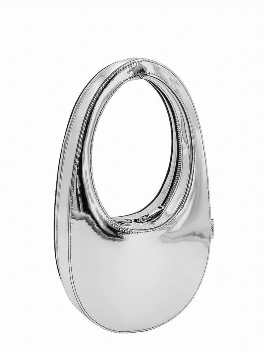 Coperni Rounded Silver Shoulder Bag