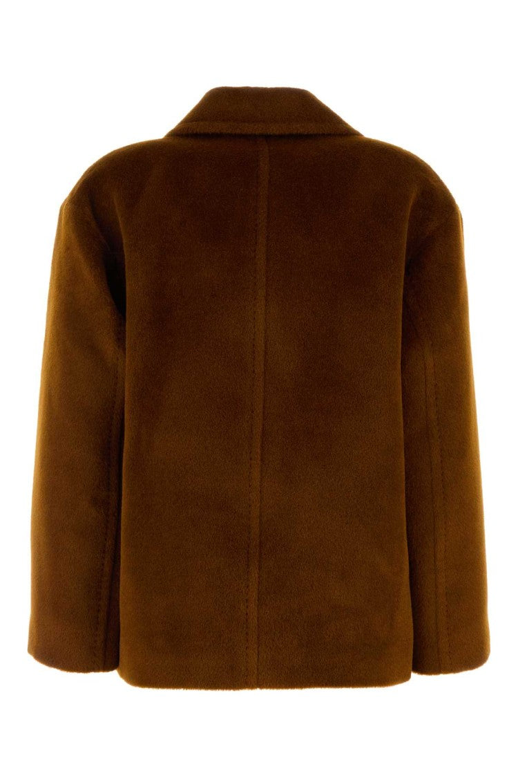Mm Studio Caramel Alpaca Blend Filovia Coat