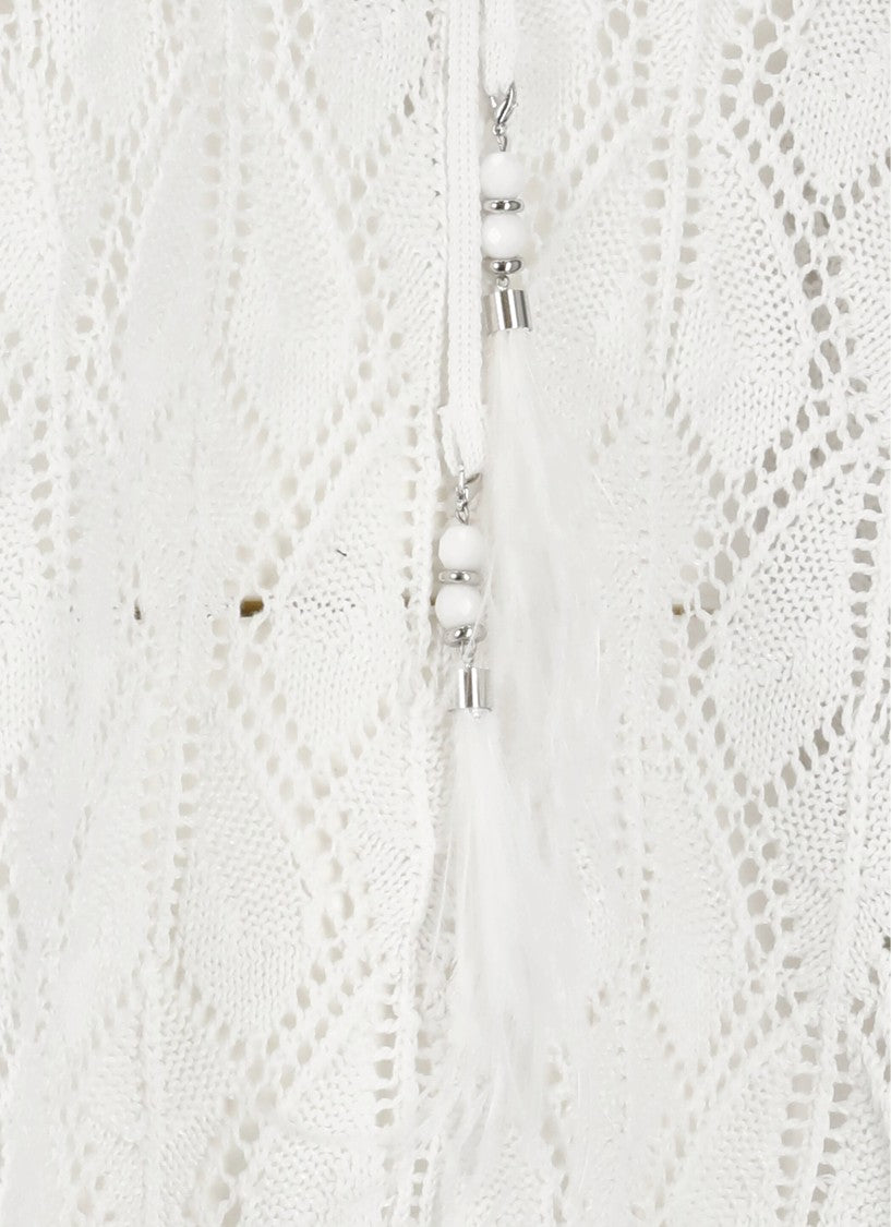 Kangra White Lace Sweater