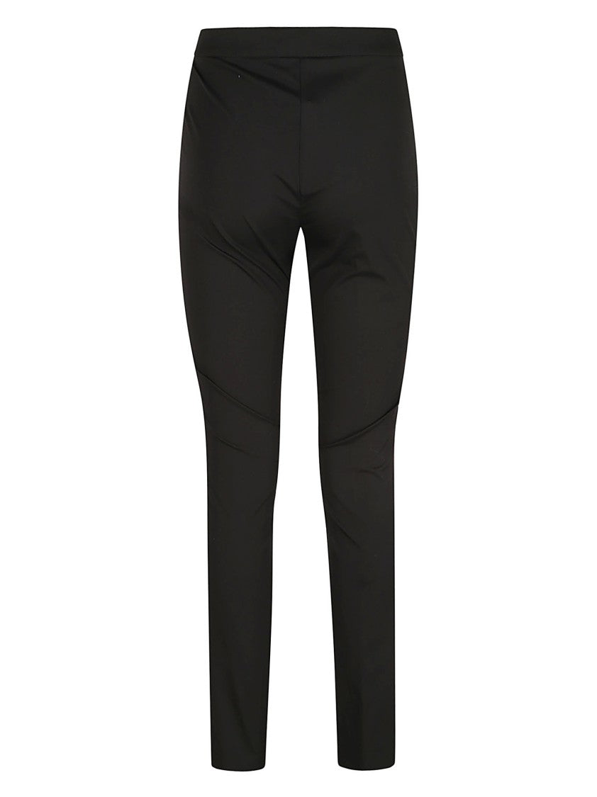 Fabiana Filippi Tailored Black Trousers With Streamlined Fit