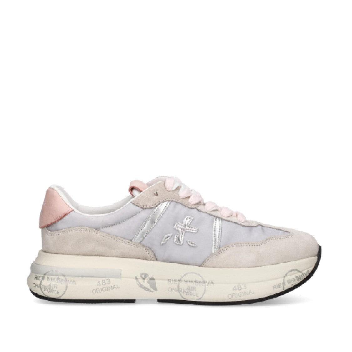 Premiata Basket Clay Sneakers With Vintage Leather Accents
