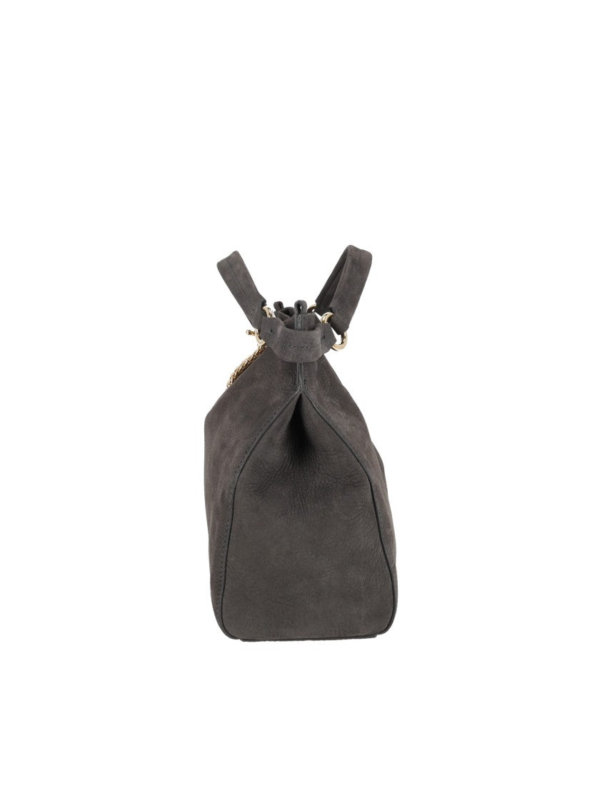 Claudio Orciani Grey Virgo M Nabucco Calf Leather Handbag