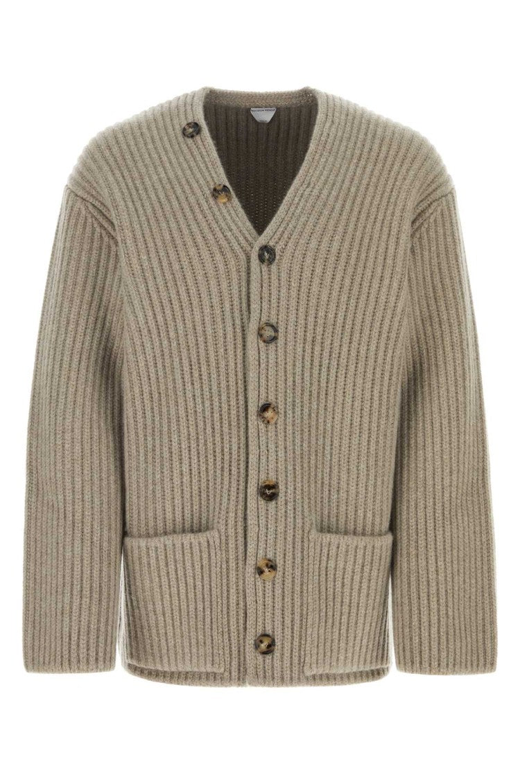 Bottega Veneta Cappuccino Wool Blend Cardigan