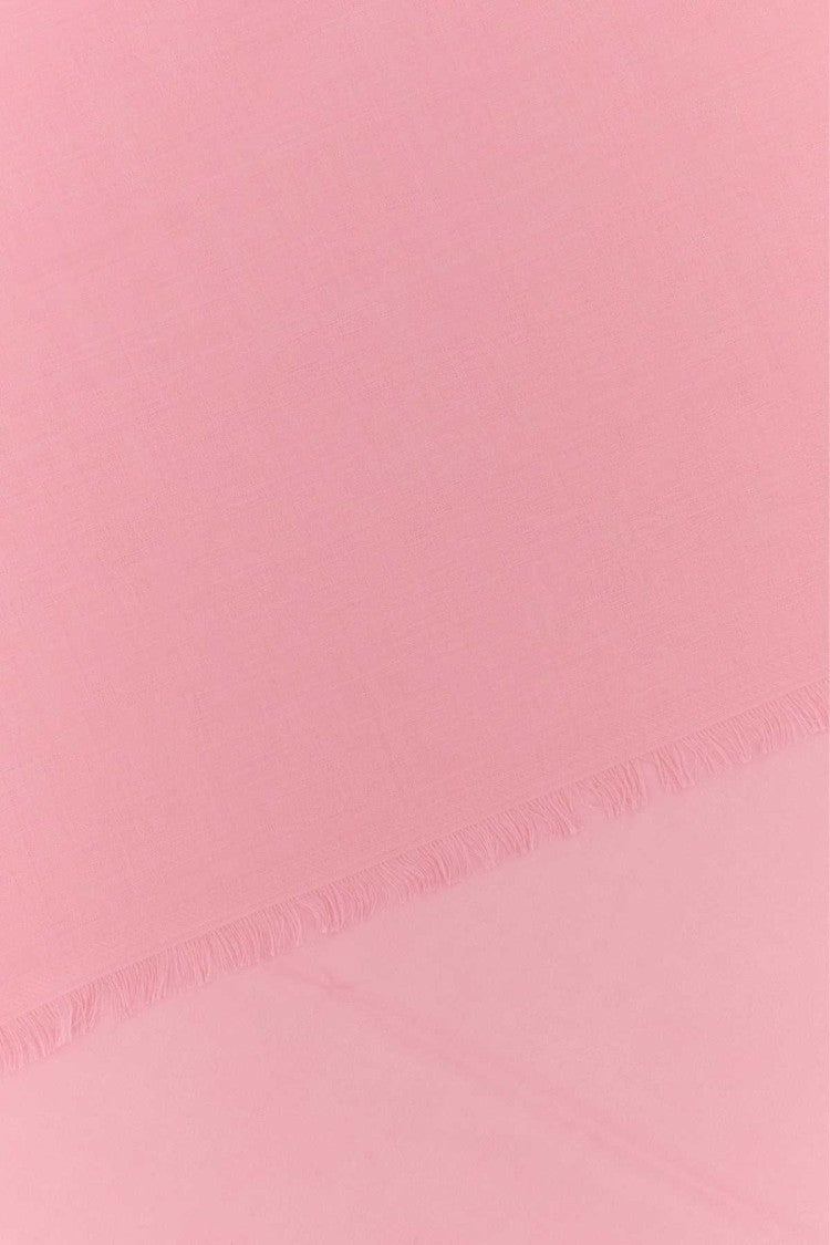 Alexander Mcqueen Pink Wool Blend Foulard