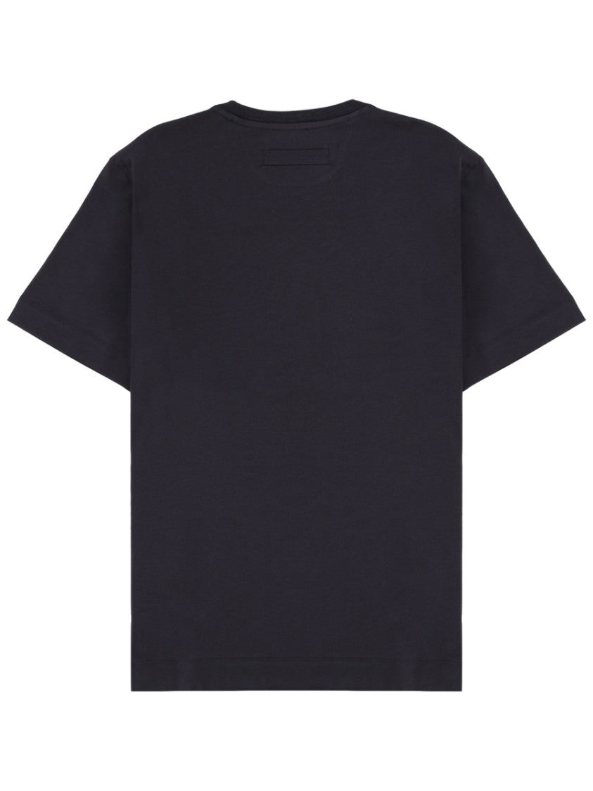 Zegna White Cotton Relaxed Crewneck T-Shirt