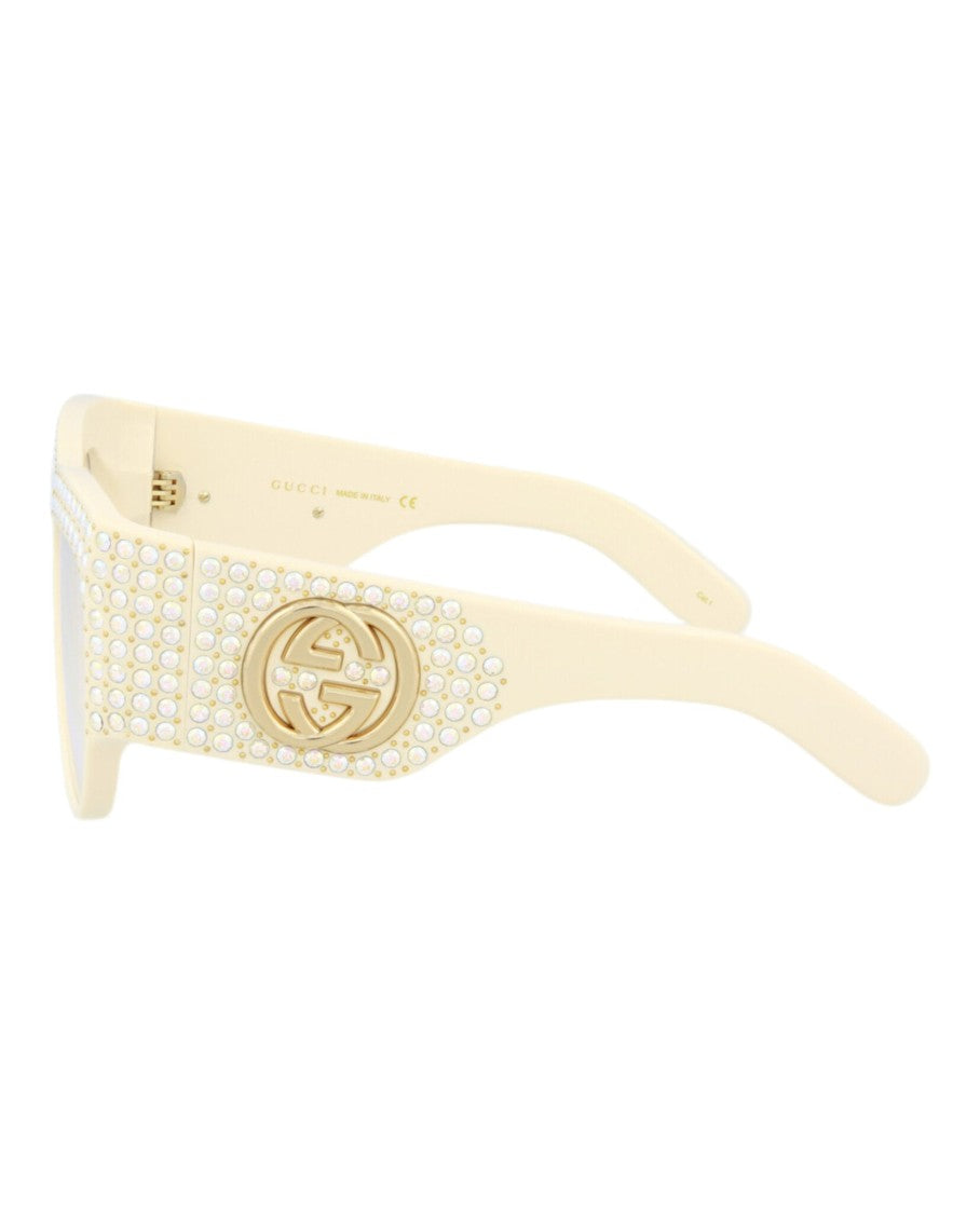Gucci Round-Frame Acetate Sunglasses