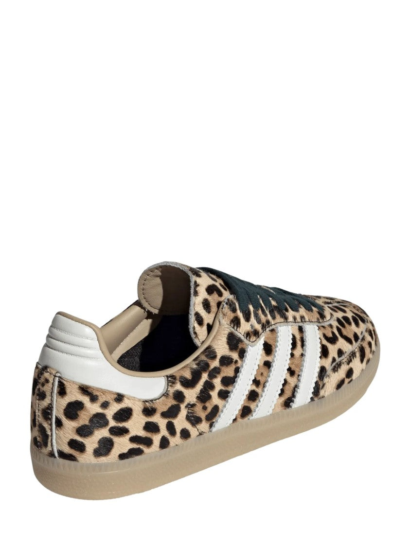 Adidas Multicolor Leopard Suede Samba Sneakers